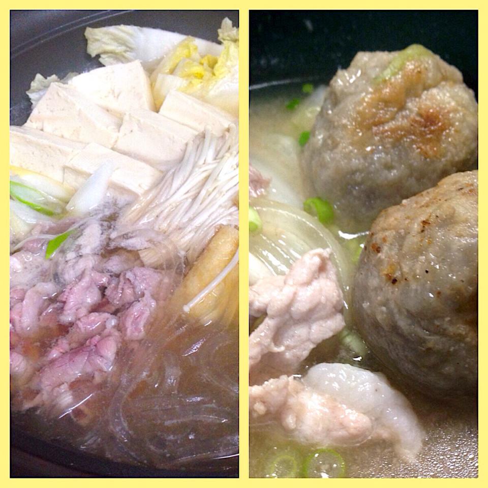１１月２７日
冷凍庫一掃の鍋💦
〆には揚げた里芋団子